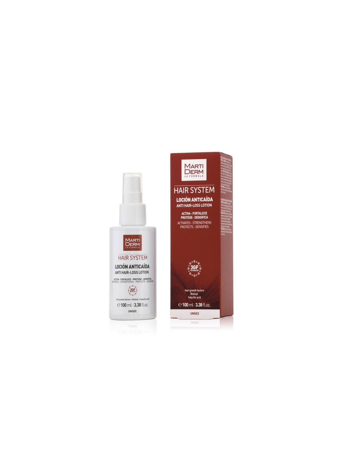 Martiderm locion anticaida unisex