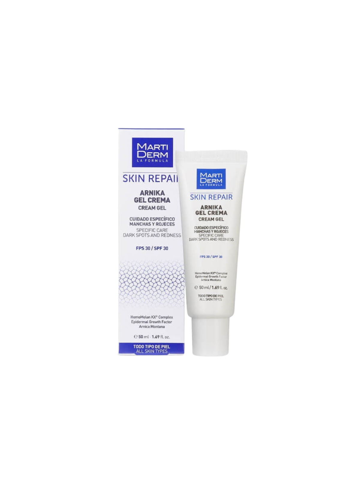 Martiderm arnika gel crema fps 30