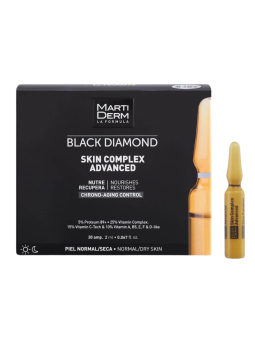 Martiderm Black Diamond Piel Normal a Seca 30 ampollas