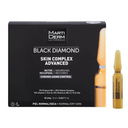 Martiderm Black Diamond Piel Normal a Seca 30 ampollas