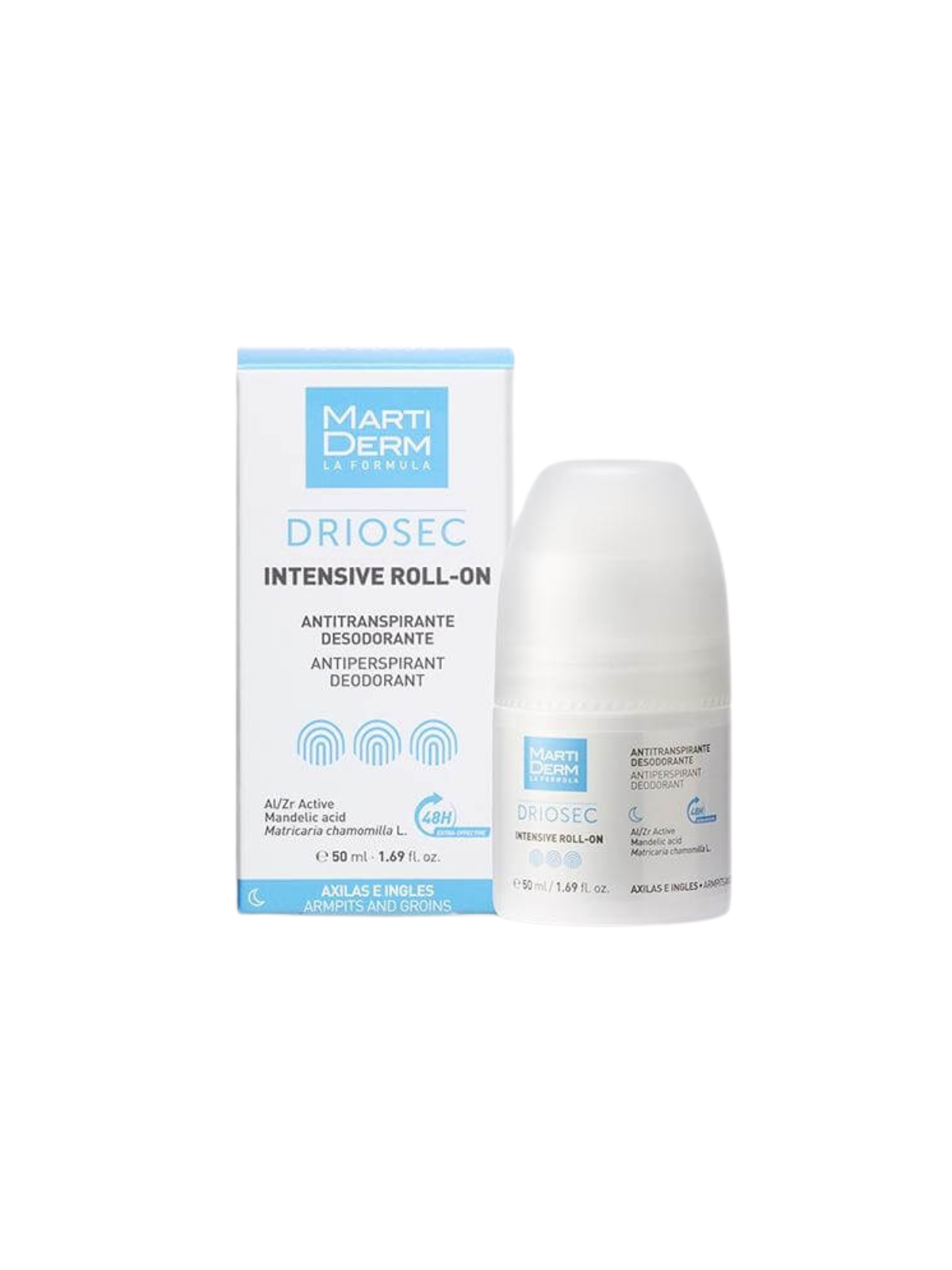 Driosec antitranspirante axilas e ingles martiderm