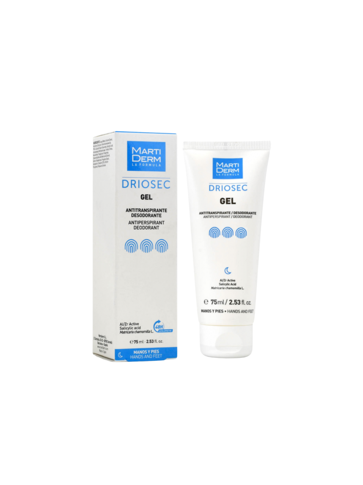Driosec antitranspirante gel manos pies martiderm