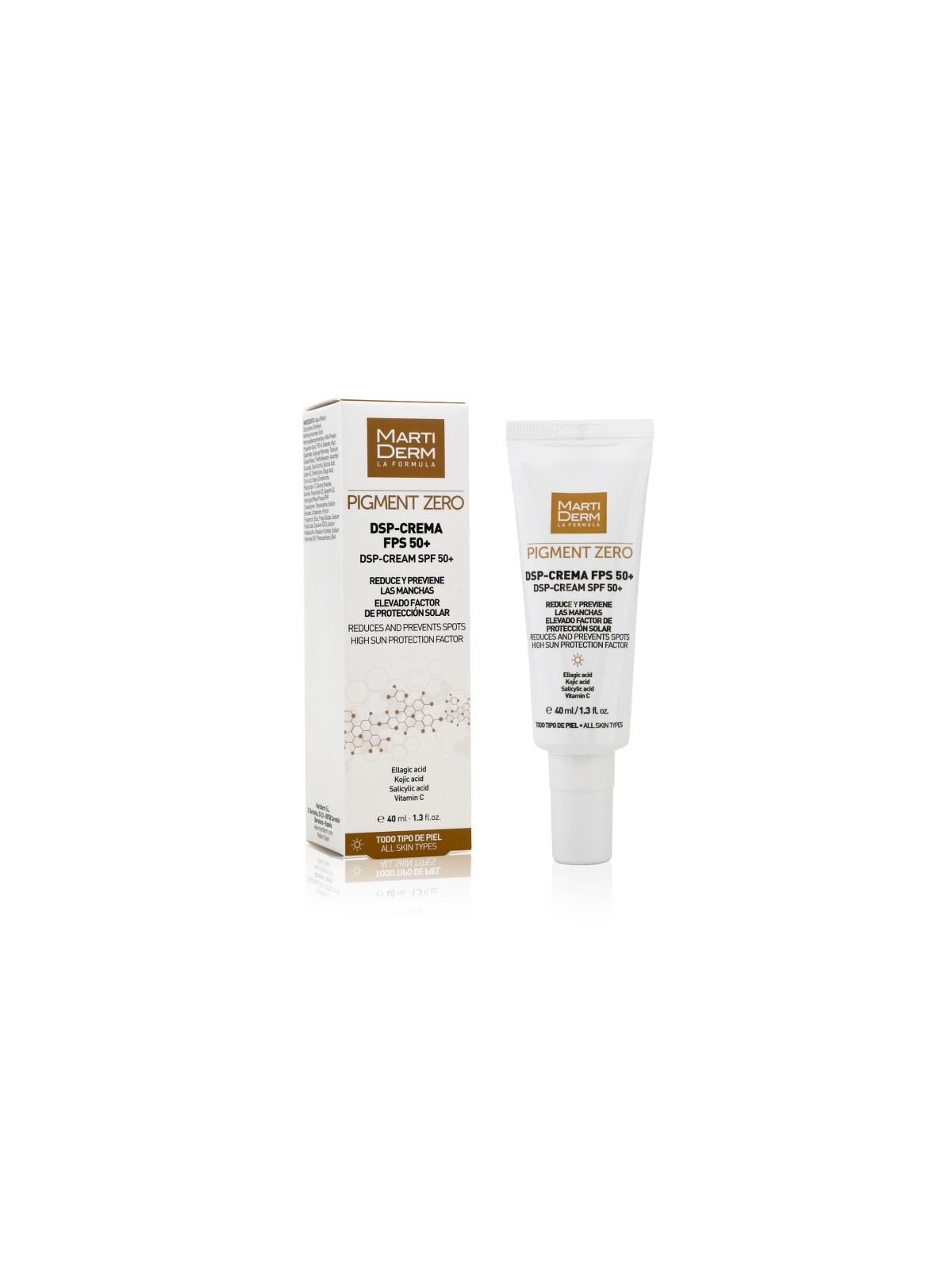 Martiderm pigment zero crema spf50+