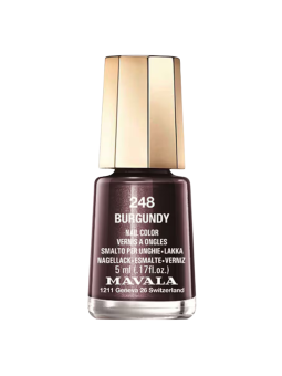 Mavala esmalte de uñas color burgundy 248