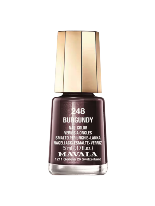 Mavala esmalte de uñas color burgundy 248