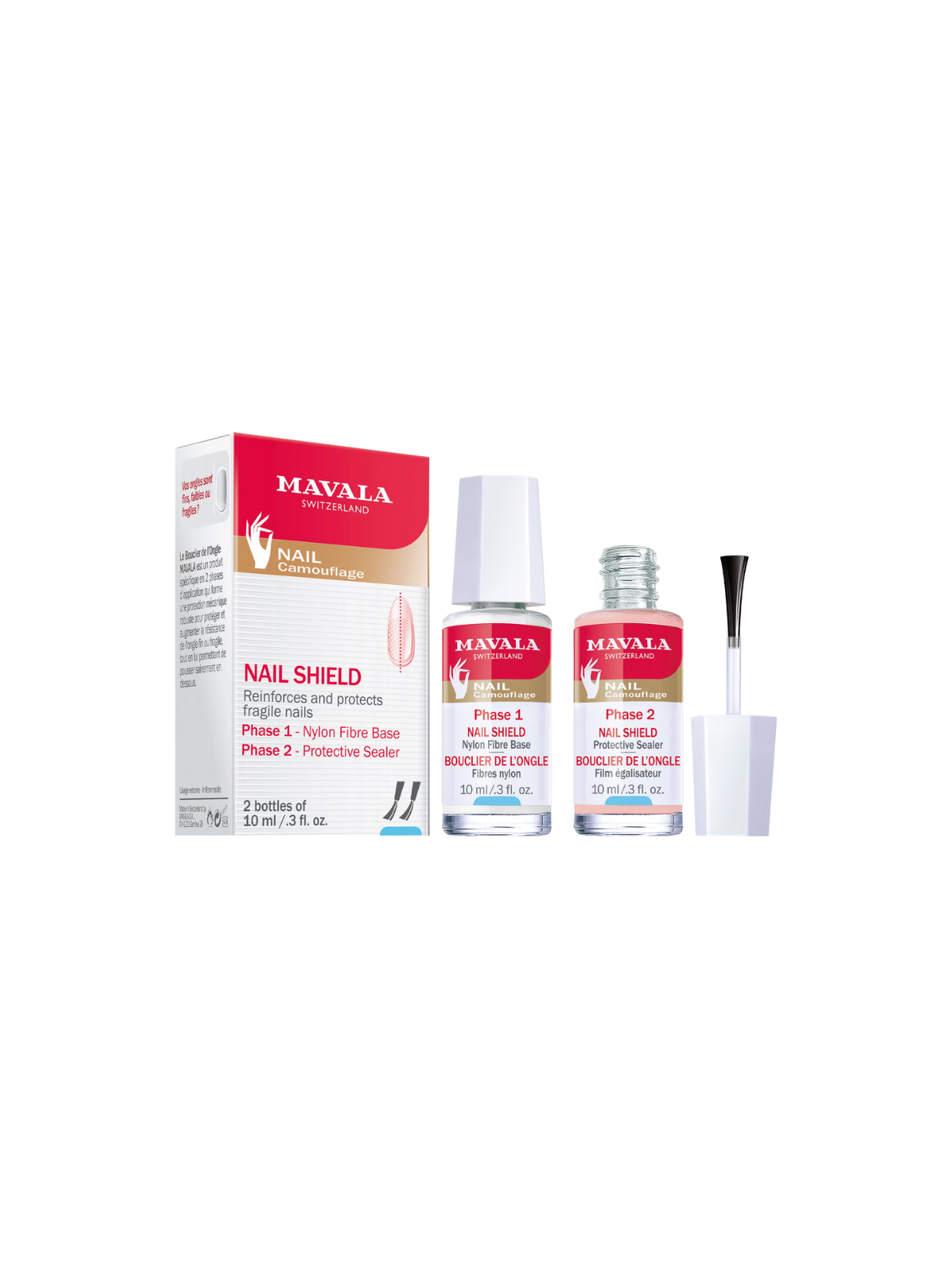 Mavala fortalecedor uñas 2 fases