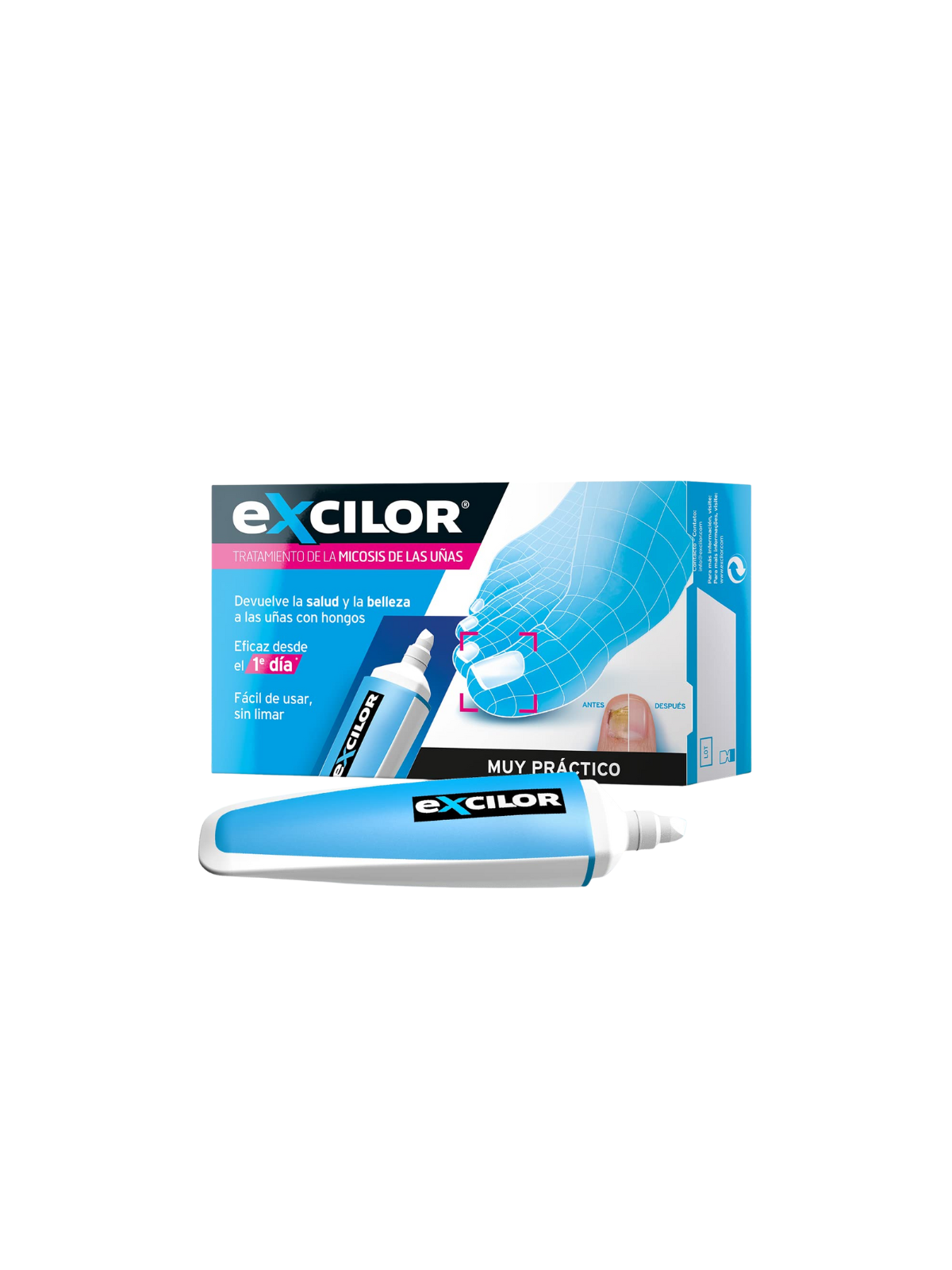 Excilor aplicador para micosis ungueal aplicador