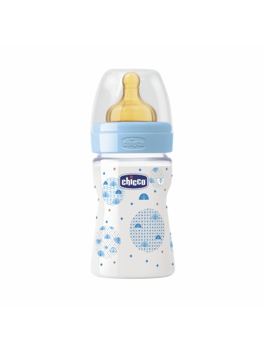 Chicco biberon plastico pp t caucho fisiologico