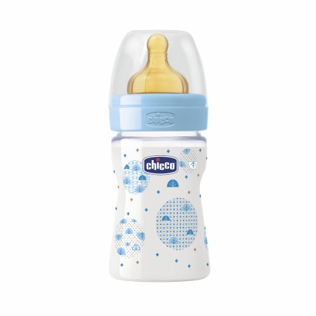 Chicco biberon plastico pp t caucho fisiologico