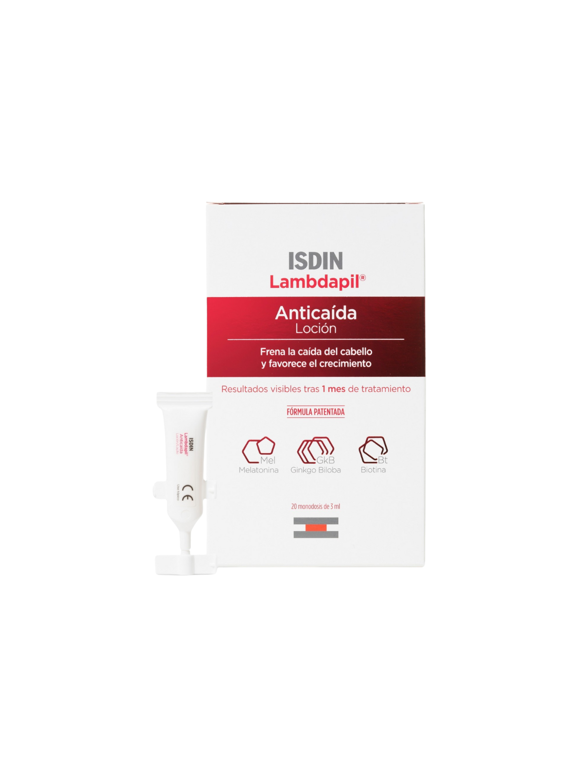 Isdin Lambdapil Anticaída loción 20 monodosis