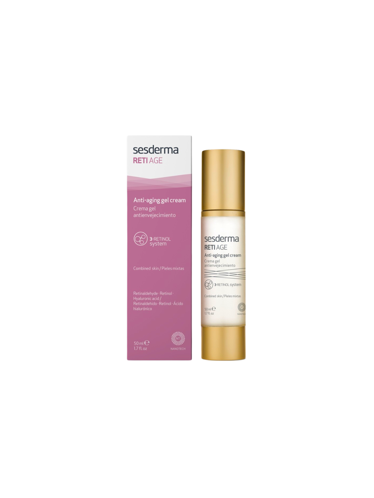 Sesderma reti- age gel crema facial antienvejecimiento