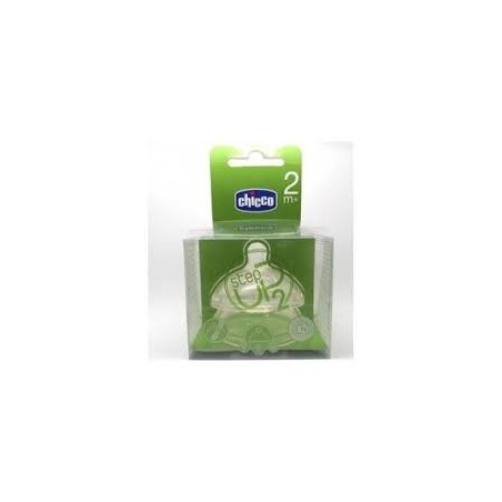 Chicco tetina silicona step up 3 b ancha flujo r