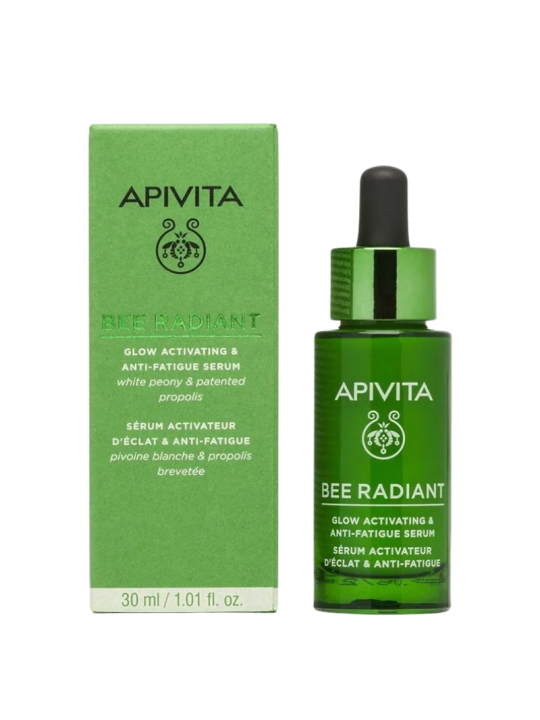 Apivita bee radiant serum iluminador defensa antiedad