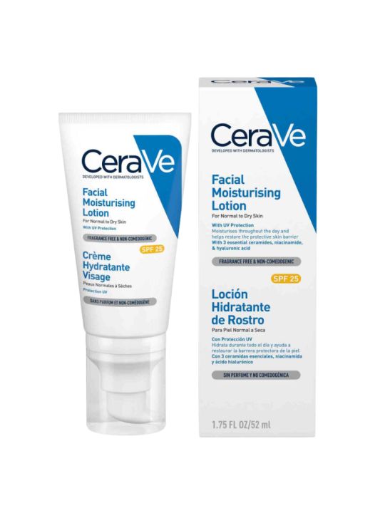 Cerave locion hidratante facial SPF25