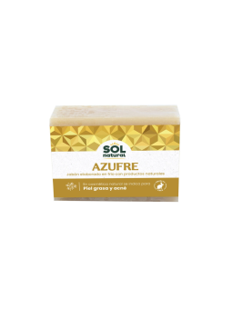 Sol natural jabon pastilla azufre
