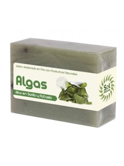 Sol natural jabon pastilla algas