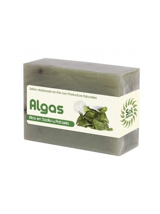 Sol natural jabon pastilla algas
