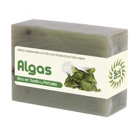 Sol natural jabon pastilla algas