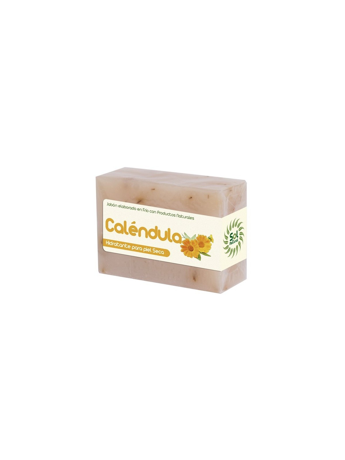 Sol natural jabon pastilla calendula
