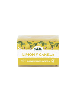 Sol natural jabon pastilla limon y canela