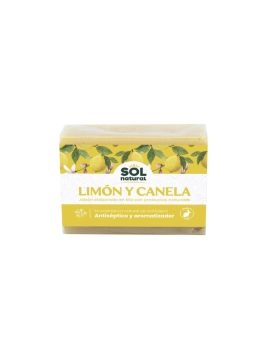 Sol natural jabon pastilla limon y canela