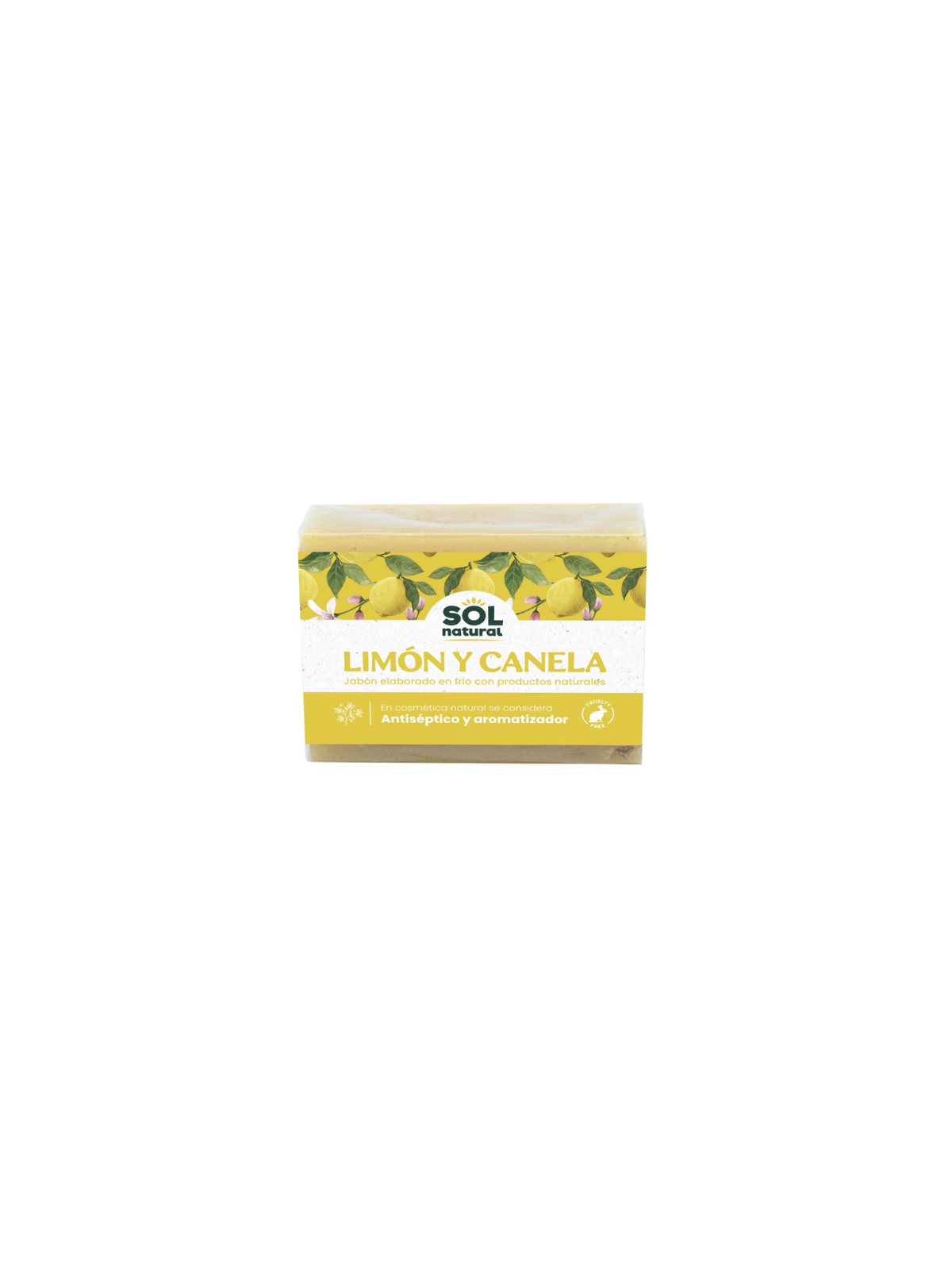 Sol natural jabon pastilla limon y canela