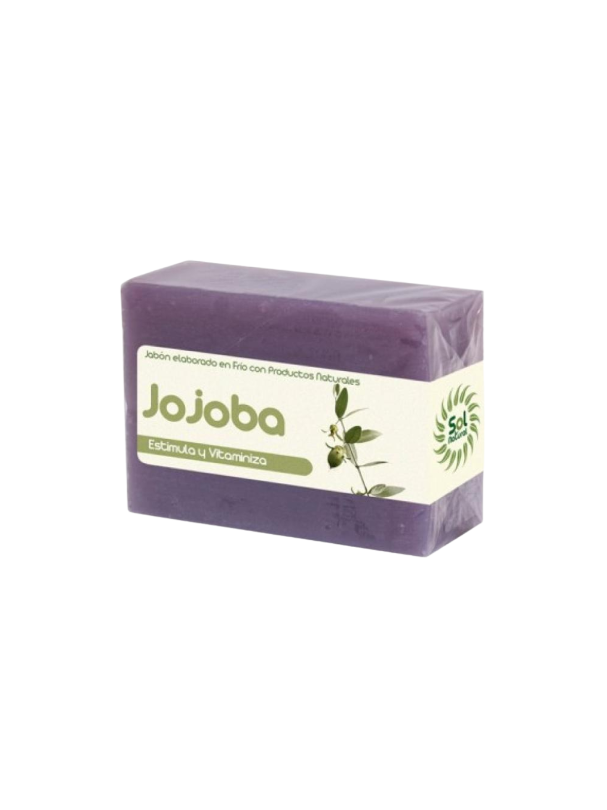 Sol natural jabon pastilla jojoba