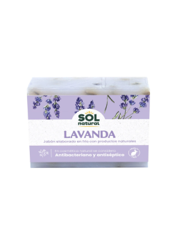 Sol natural jabon pastilla lavanda