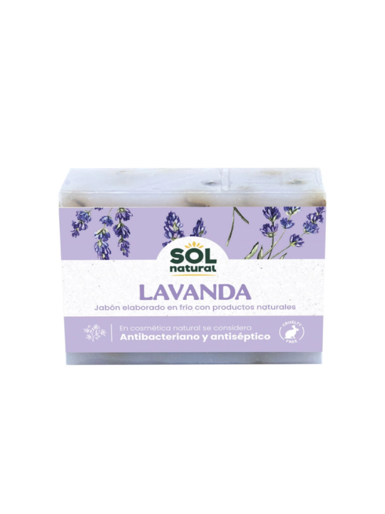 Sol natural jabon pastilla lavanda