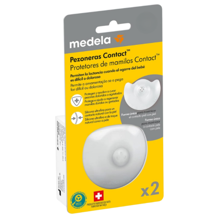 Medela pezoneras contact talla S 2 uds