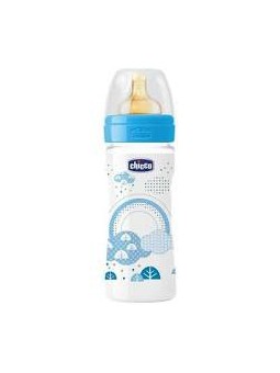 Chicco biberon well-being latex fisiologico 2m+
