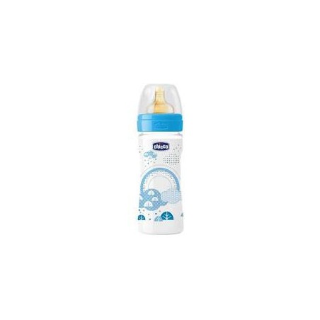 Chicco biberon well-being latex fisiologico 2m+