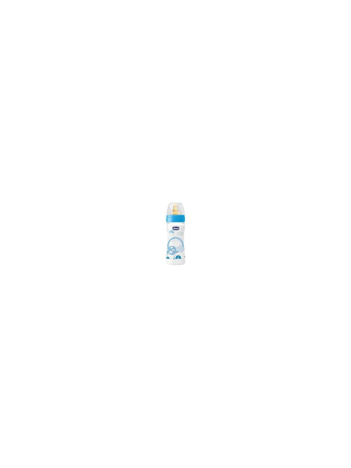 Chicco biberon well-being latex fisiologico 2m+
