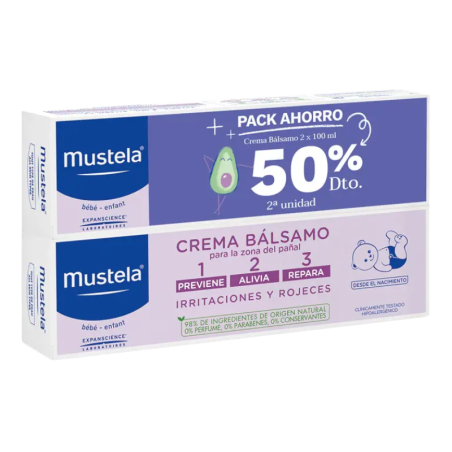 Mustela duplo crema balsamo de 100 ml 2º 50% dto