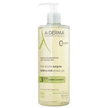 A-derma gel de ducha sobregraso 500ml