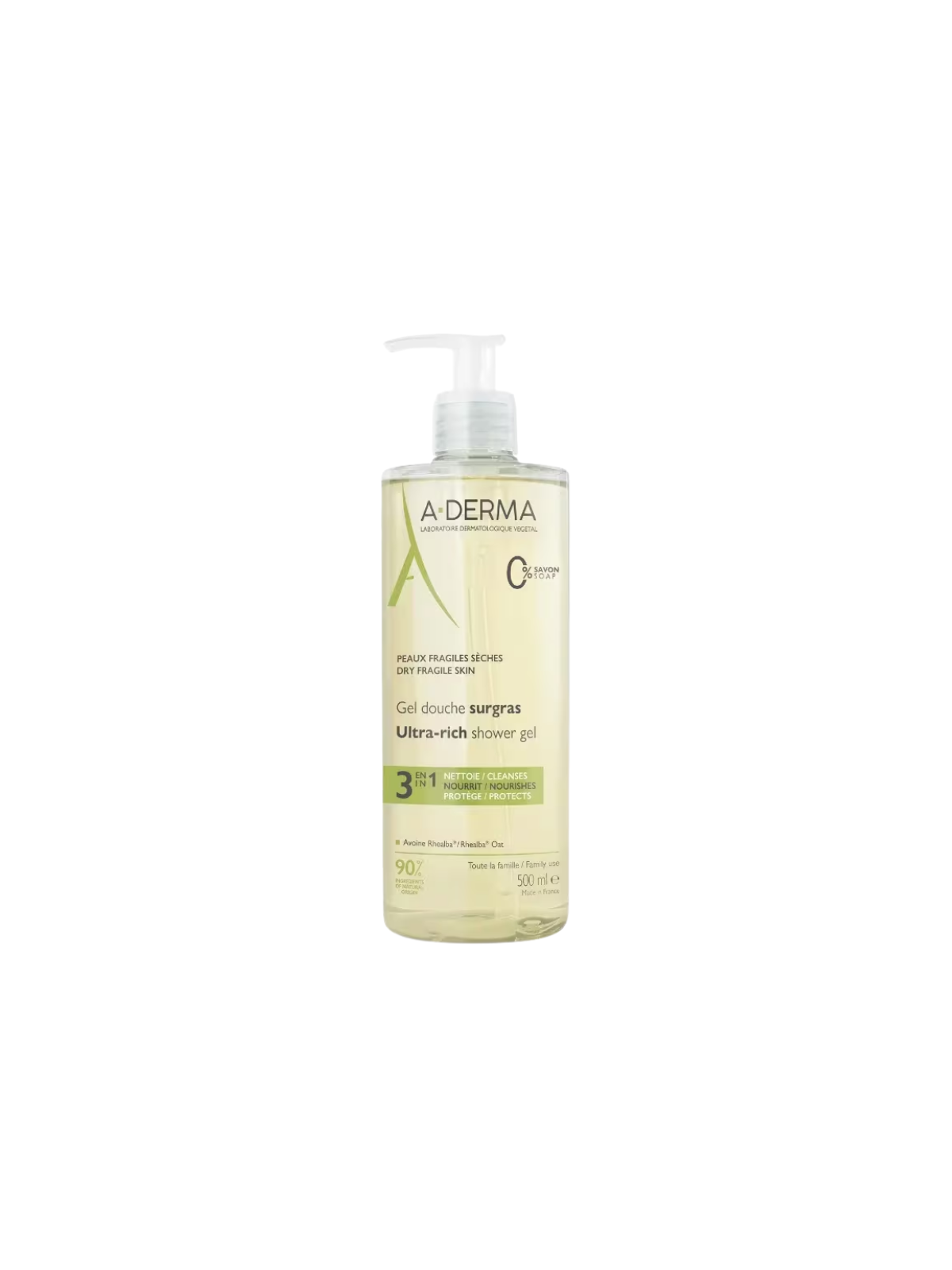 A-derma gel de ducha sobregraso 500ml
