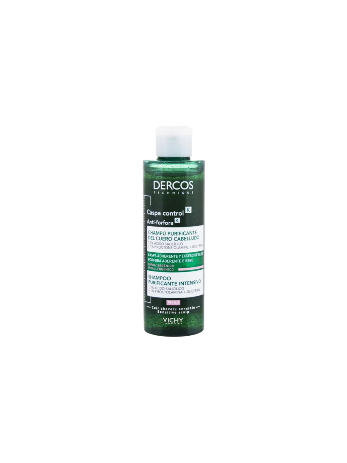 Vichy Dercos Champú purificante cuero cabelludo 250 ml