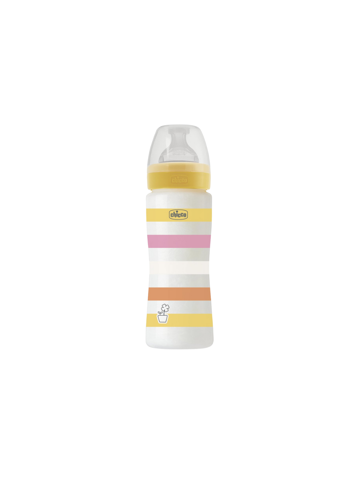 Chicco biberon well being tetina silicona fisiologica 4m+