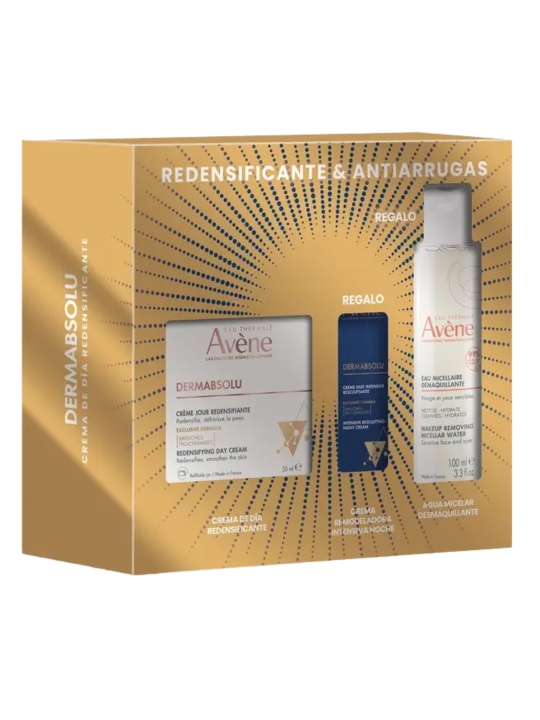 Avène Pack DermAbsolu Crema de Día Redensificante 50 ml + Crema de Noche 10 ml + Agua Micelar 100 ml