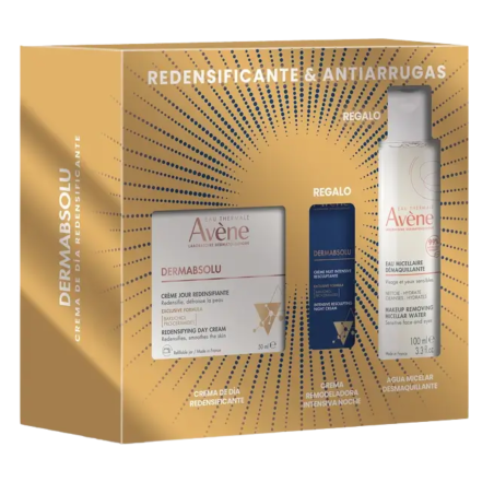Avène Pack DermAbsolu Crema de Día Redensificante 50 ml + Crema de Noche 10 ml + Agua Micelar 100 ml