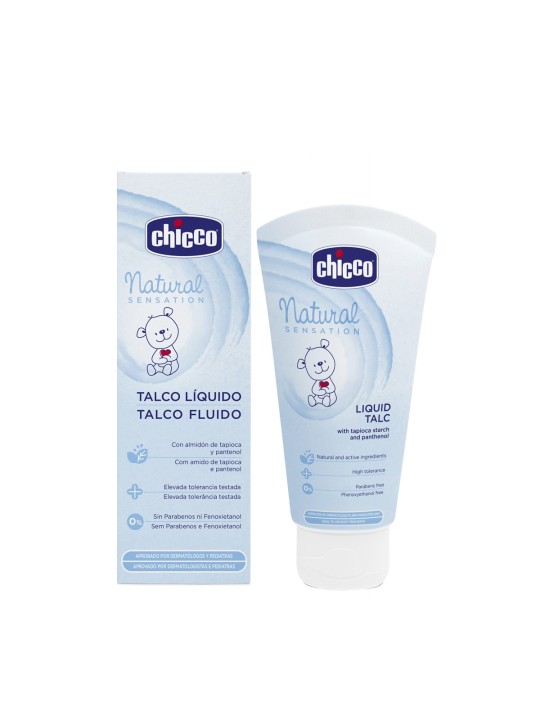 Natural sensation talco liquido chicco 100 g