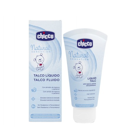 Natural sensation talco liquido chicco 100 g