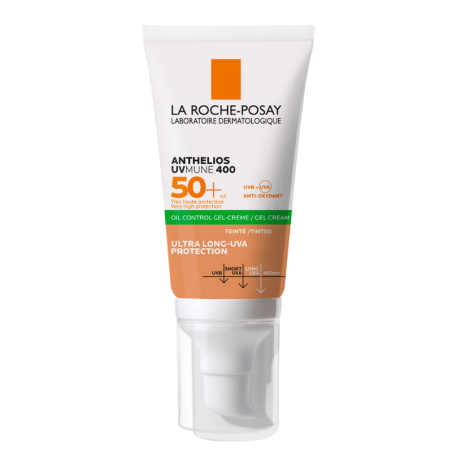 La Roche Posay Anthelios gel crema Antibrillos SPF 50+ con color 50 ml
