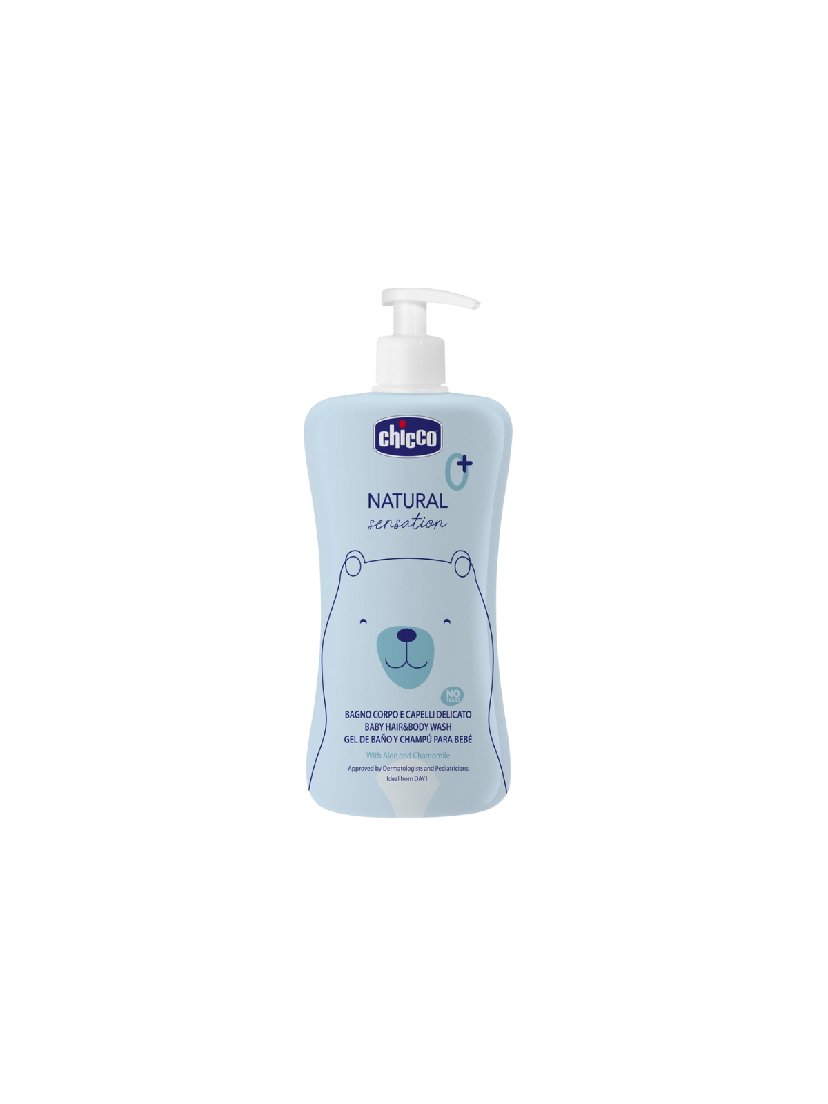 Natural sensation gel de baño y champu chicco 200ml