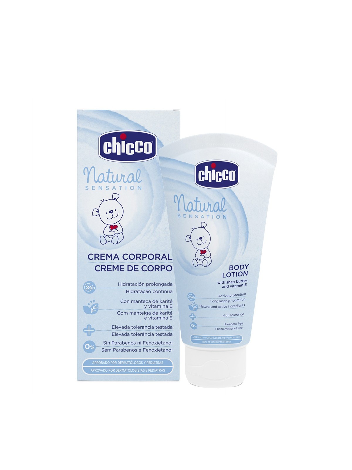 Chicco natural sensation crema corporal 150 ml