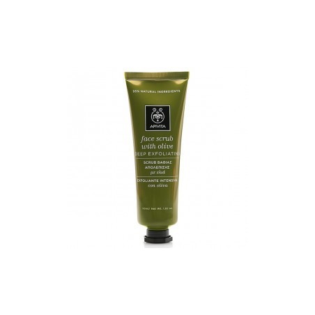 Apivita mascarilla exfoliante intensiva con oliva