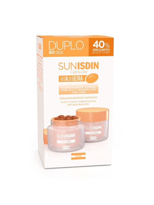 isdin Sunisdin capsulas duplo 40% dto en 2º unidad