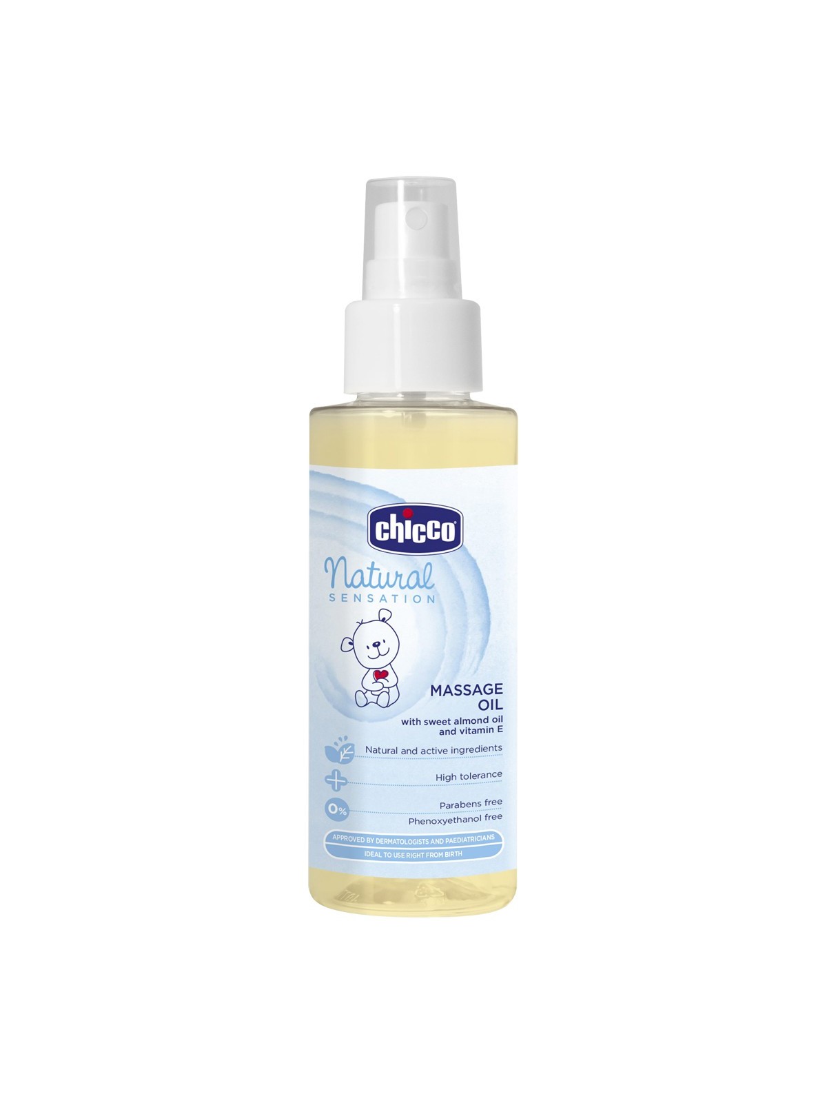 Chicco natural sensation aceite de masaje bebé