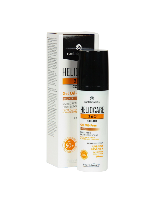 Heliocare 360º gel oil-free color bronze spf 50