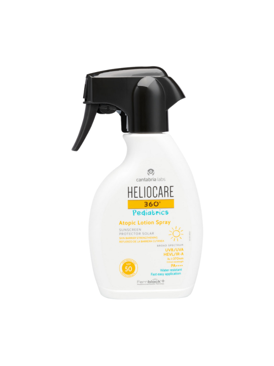 Heliocare 360º pediatrics atopic lotion spray spf 50